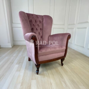 Fotel Lirka w tkaninie Jimmy 28