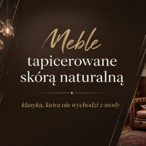 Meble tapicerowane skórą baner